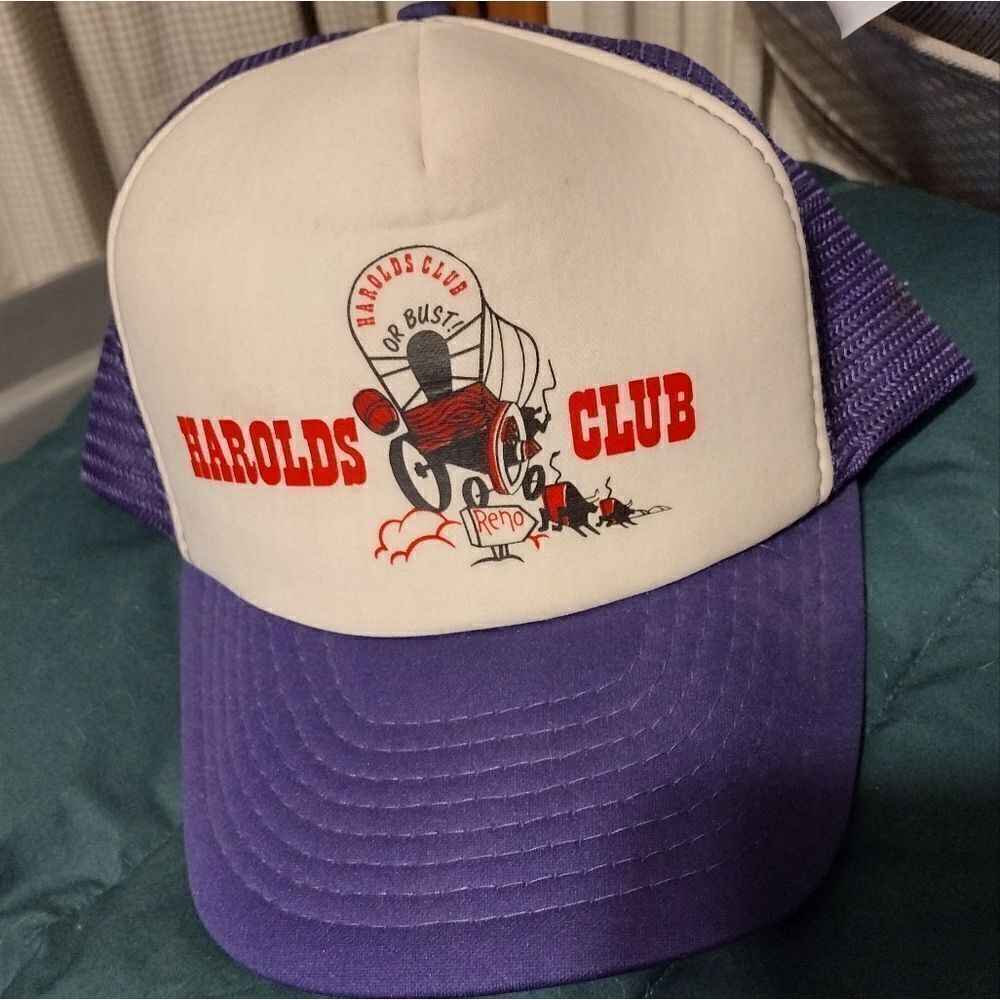 Vintage Harold's club truckers cap